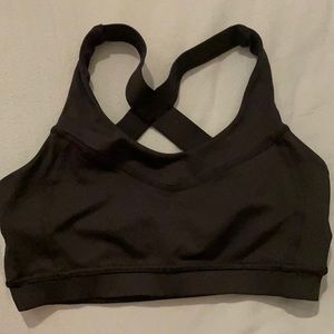 Hylete Black Criss Cross Sports Bra